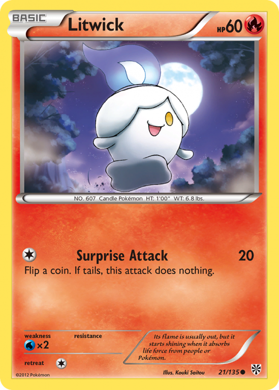 Litwick 21/135 Black & White Plasma Storm