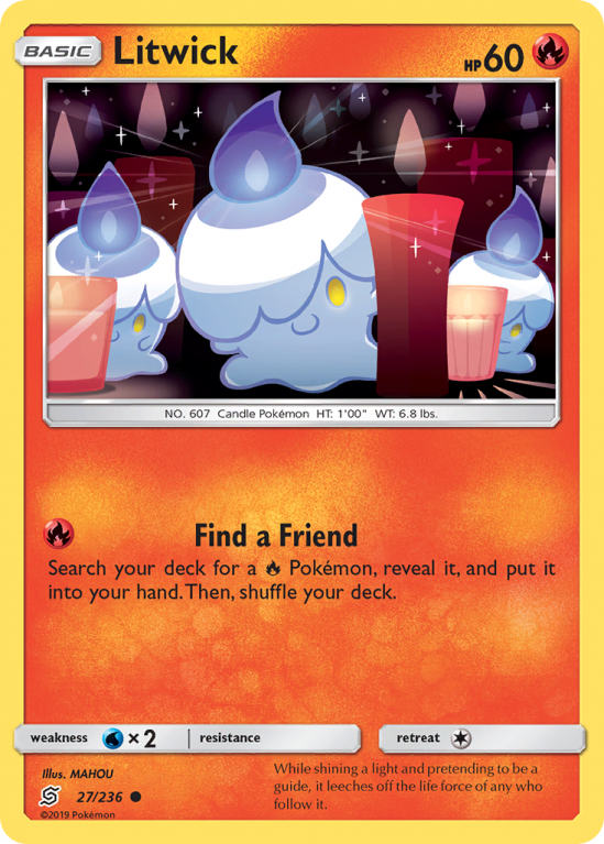 Litwick 27/236 Sun & Moon Unified Minds
