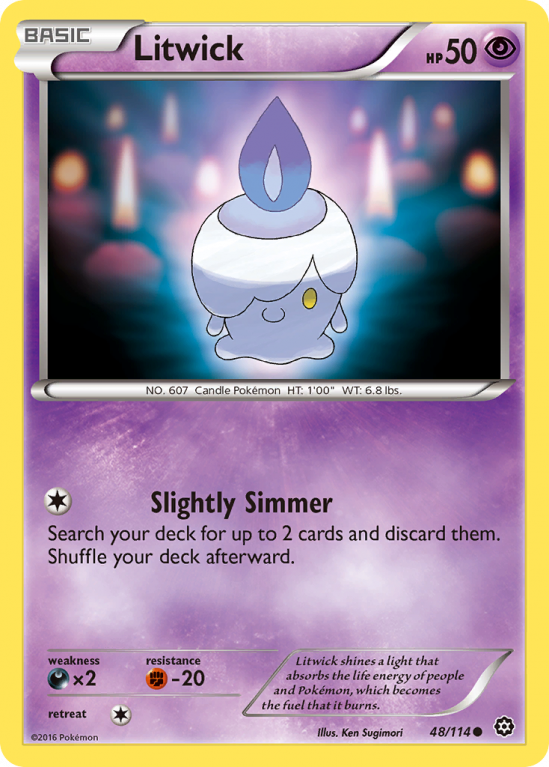 Litwick 48/114 XY Steam Siege