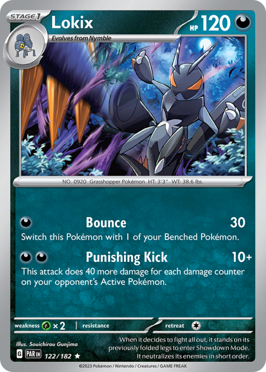 Lokix 122/182 Scarlet & Violet Paradox Rift