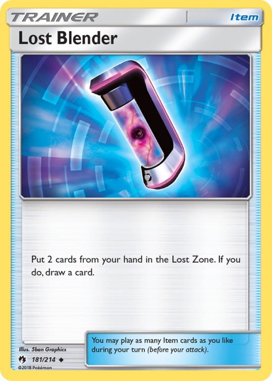 Lost Blender 181/214 Sun & Moon Lost Thunder