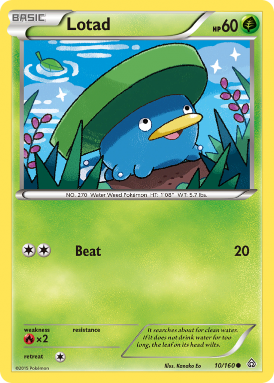 Lotad 10/160 XY Primal Clash