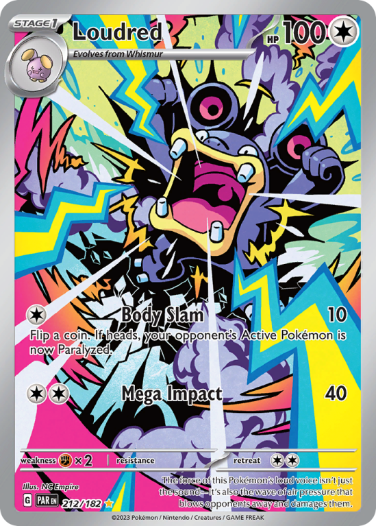 Loudred 212/182 Scarlet & Violet Paradox Rift