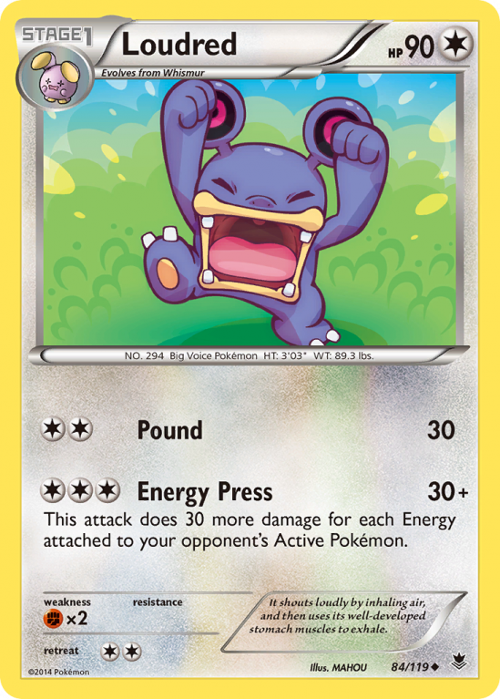 Loudred 84/119 XY Phantom Forces
