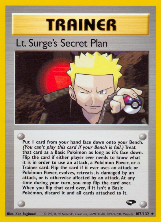 Lt. Surge's Secret Plan 107/132 Gym Gym Challenge