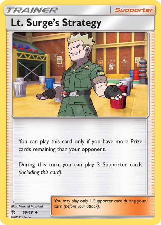Lt. Surge's Strategy 60/68 Sun & Moon Hidden Fates