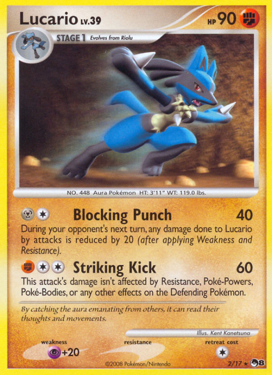 Lucario 2/17 POP POP Series 8