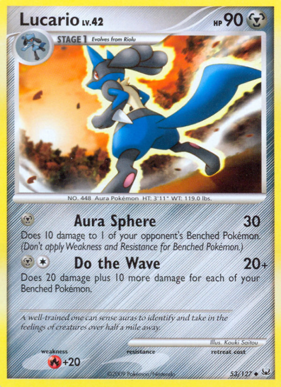 Lucario 53/127 Platinum Platinum