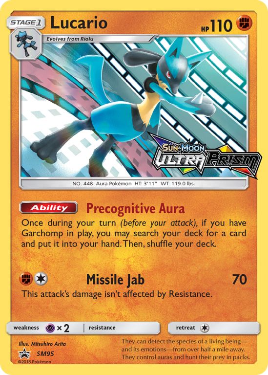 Lucario SM95/156 Sun & Moon SM Black Star Promos