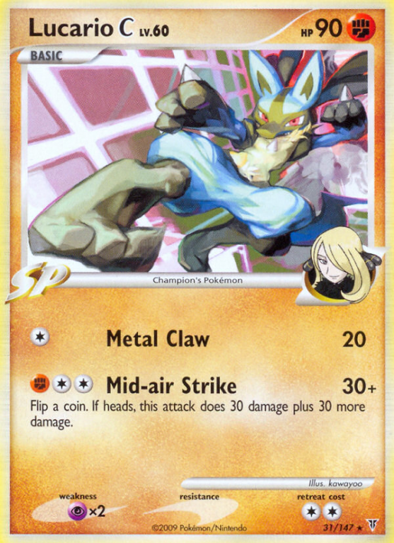 Lucario C 31/147 Platinum Supreme Victors
