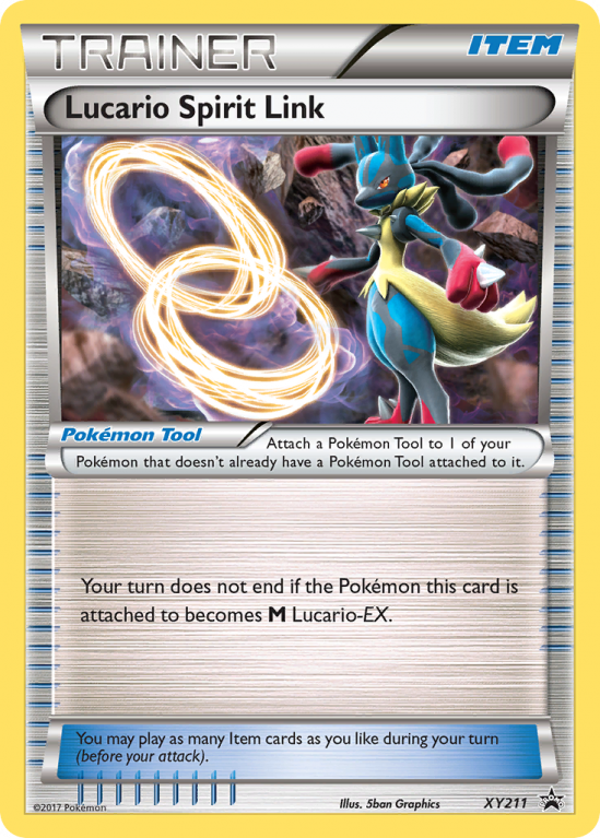 Lucario Spirit Link XY211/183 XY XY Black Star Promos