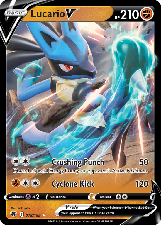Lucario V 78/189 Sword & Shield Astral Radiance