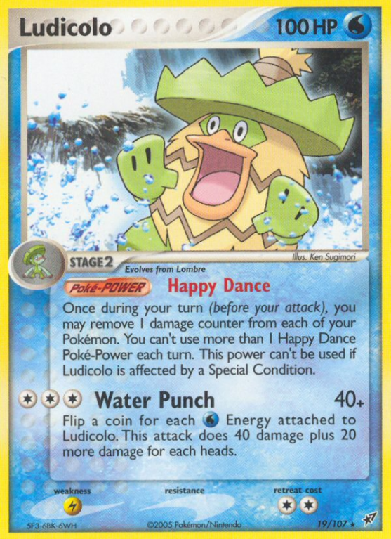 Ludicolo 19/107 EX Deoxys