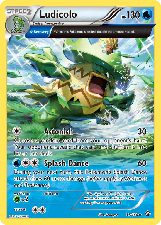 Ludicolo 37/160 XY Primal Clash