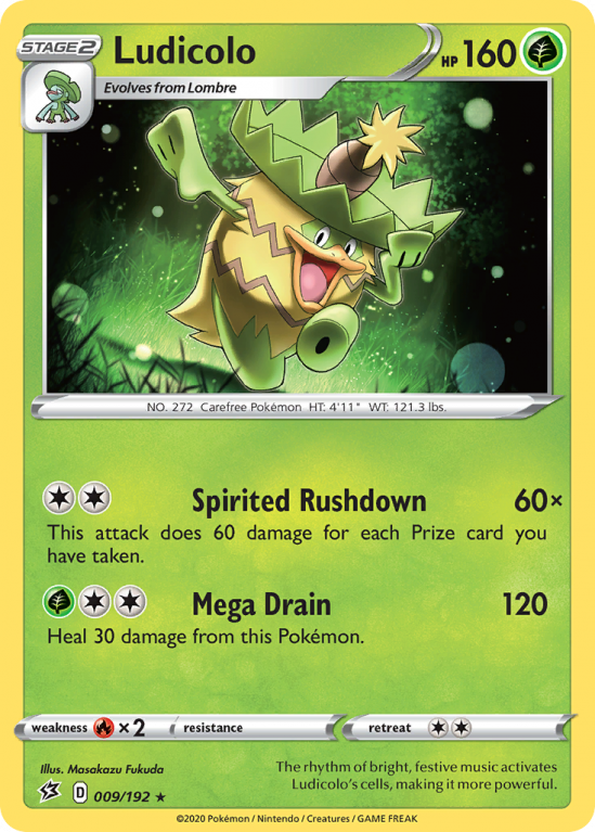 Ludicolo 9/192 Sword & Shield Rebel Clash