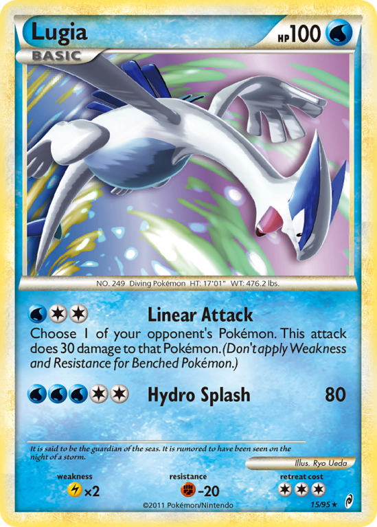 Lugia 15/106 HeartGold & SoulSilver Call of Legends