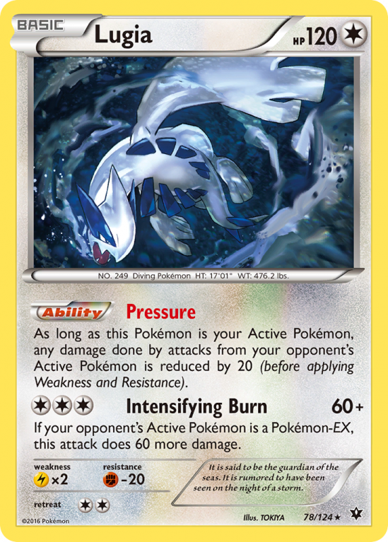 Lugia 78/124 XY Fates Collide