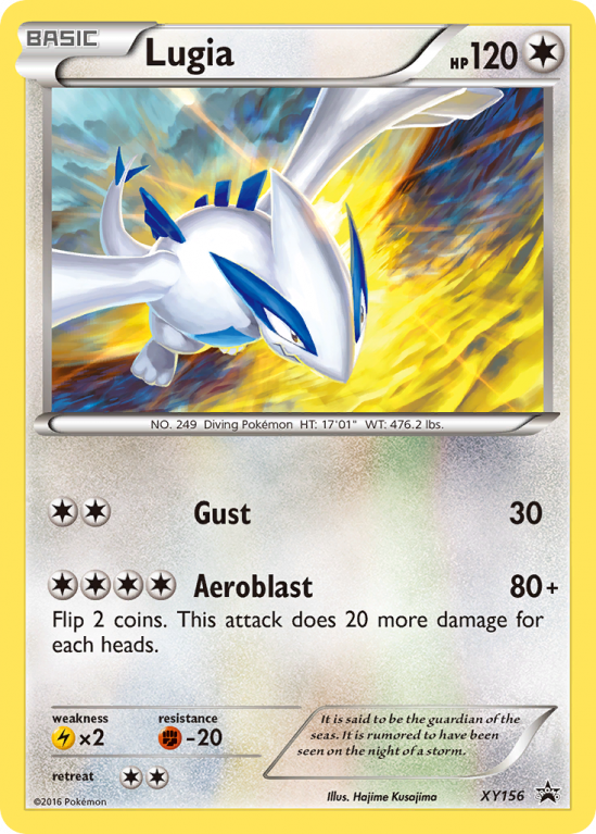 Lugia XY156/183 XY XY Black Star Promos