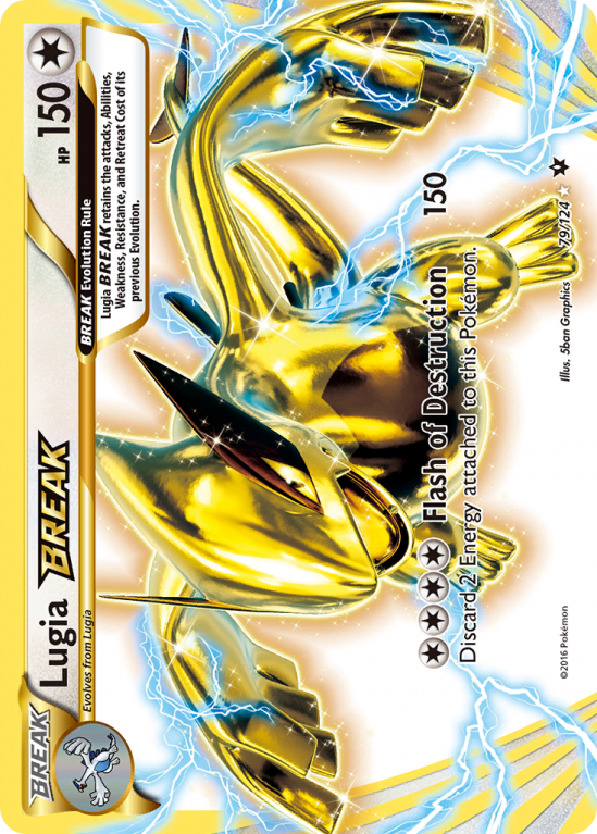 Lugia BREAK 79/124 XY Fates Collide