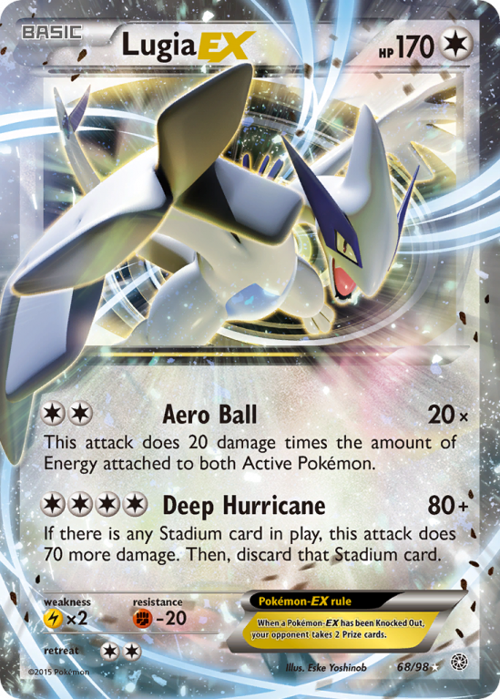 Lugia-EX 68/98 XY Ancient Origins