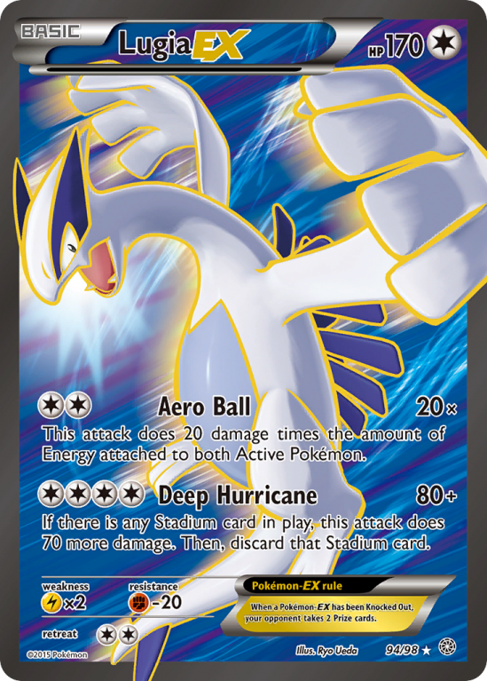 Lugia-EX 94/98 XY Ancient Origins