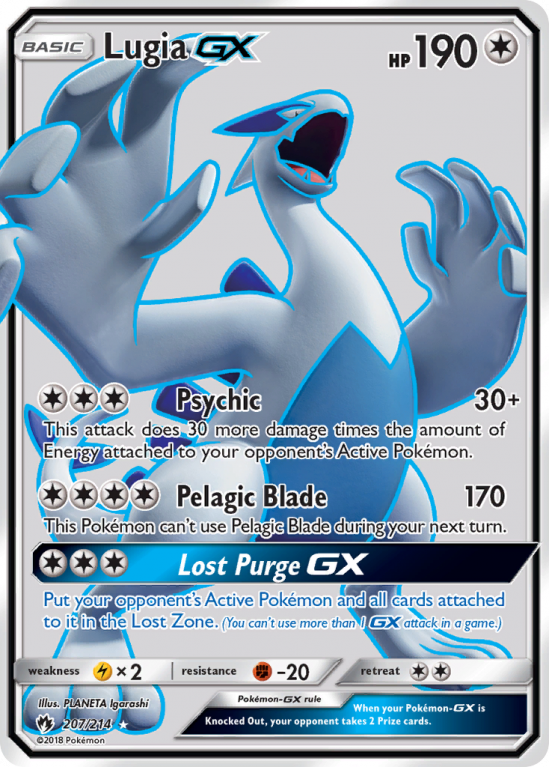 Lugia-GX 207/214 Sun & Moon Lost Thunder
