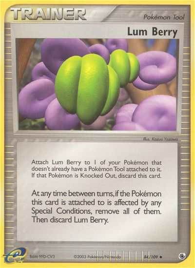 Lum Berry 84/109 EX Ruby & Sapphire