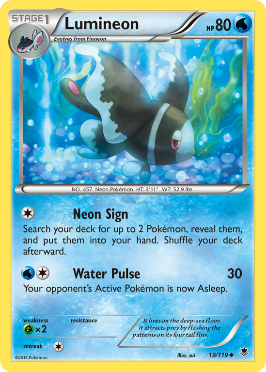 Lumineon 19/119 XY Phantom Forces