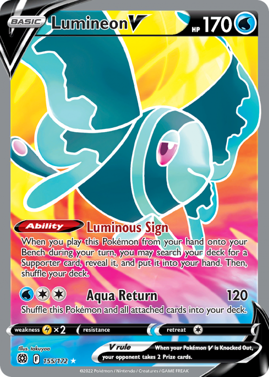 Lumineon V 155/172 Sword & Shield Brilliant Stars