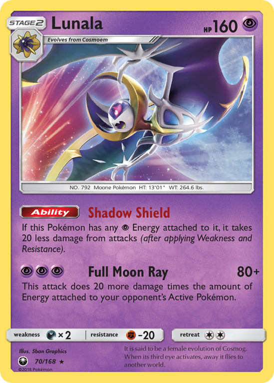 Lunala 70/168 Sun & Moon Celestial Storm