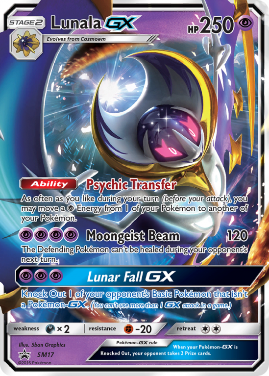 Lunala-GX SM17/156 Sun & Moon SM Black Star Promos