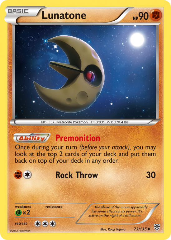Lunatone 73/135 Black & White Plasma Storm