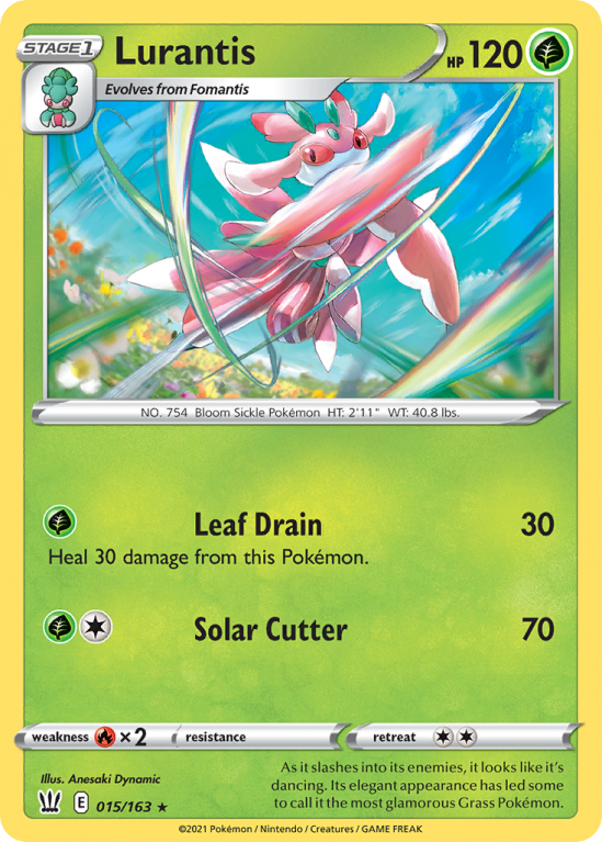 Lurantis 15/163 Sword & Shield Battle Styles