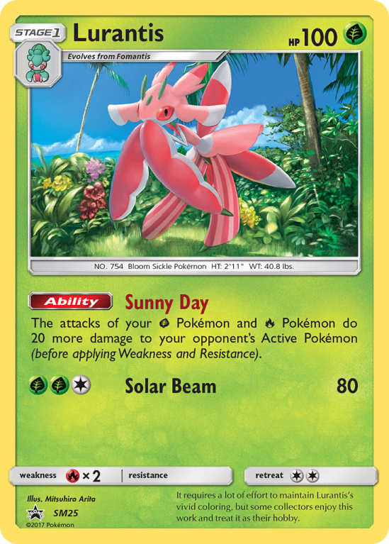 Lurantis SM25/156 Sun & Moon SM Black Star Promos