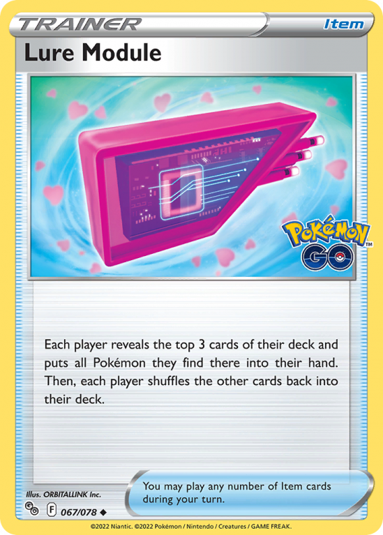 Lure Module 67/78 Sword & Shield Pokémon GO