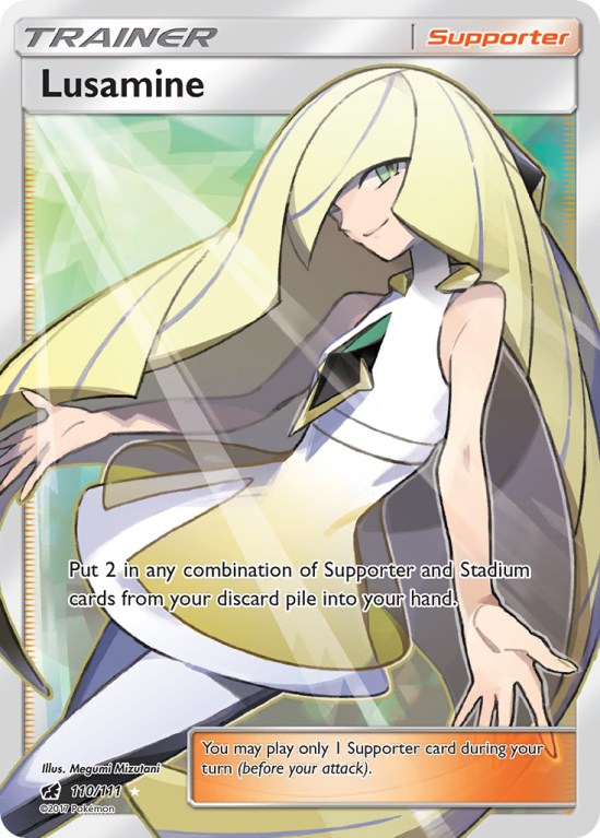 Lusamine 110/111 Sun & Moon Crimson Invasion
