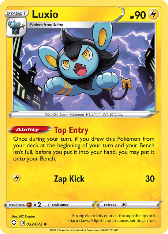 Luxio 32/72 Sword & Shield Shining Fates