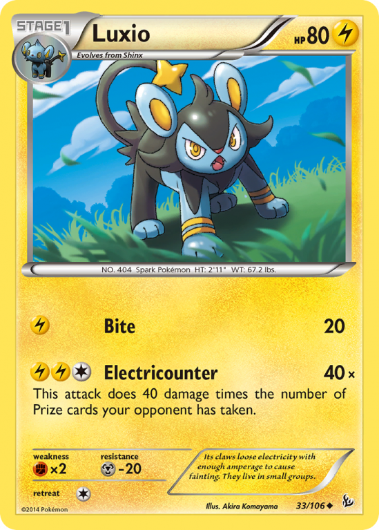 Luxio 33/106 XY Flashfire