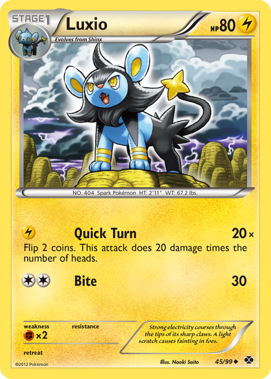 Luxio 45/99 Black & White Next Destinies