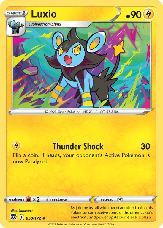 Luxio 50/172 Sword & Shield Brilliant Stars