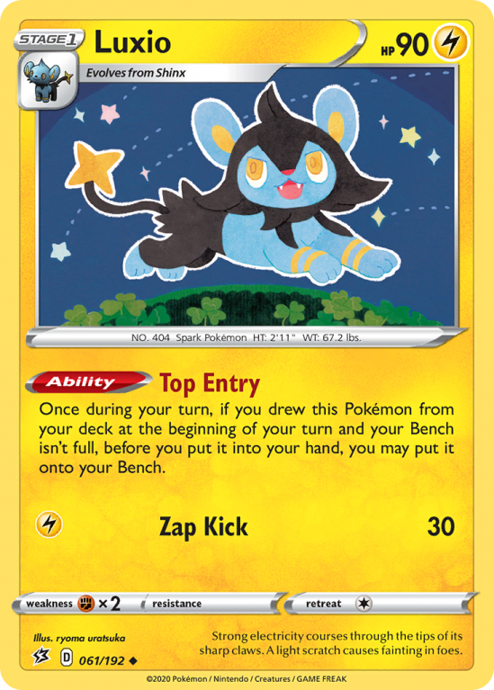 Luxio 61/192 Sword & Shield Rebel Clash