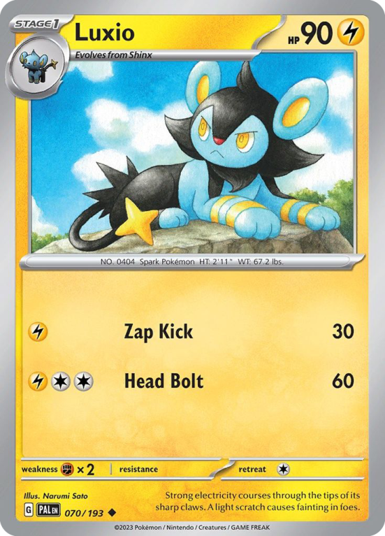 Luxio 70/193 Scarlet & Violet Paldea Evolved