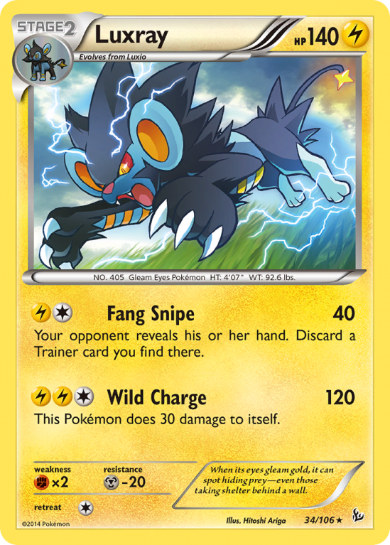 Luxray 34/106 XY Flashfire