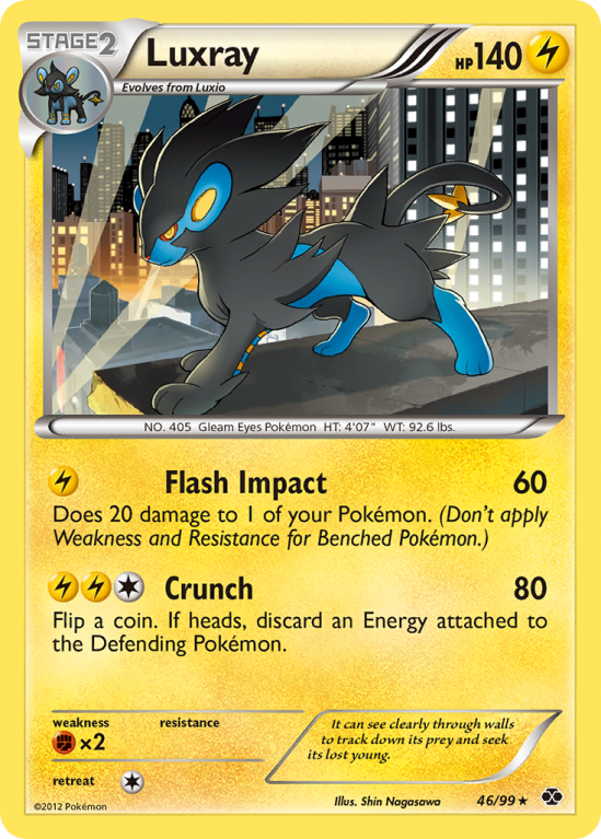 Luxray 46/99 Black & White Next Destinies