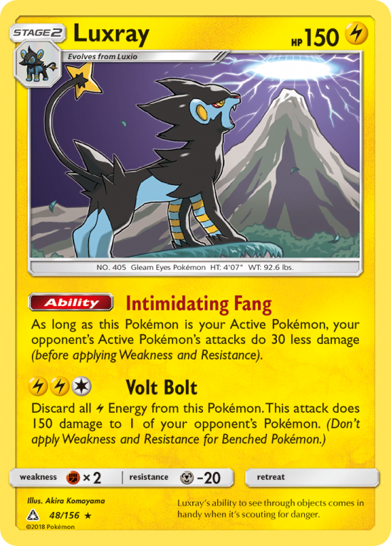 Luxray 48/156 Sun & Moon Ultra Prism