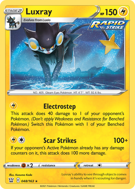 Luxray 48/163 Sword & Shield Battle Styles