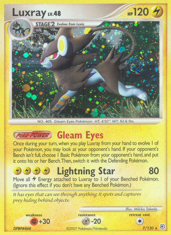 Luxray 7/130 Diamond & Pearl Diamond & Pearl
