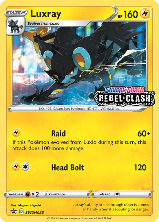 Luxray SWSH023/103 Sword & Shield SWSH Black Star Promos