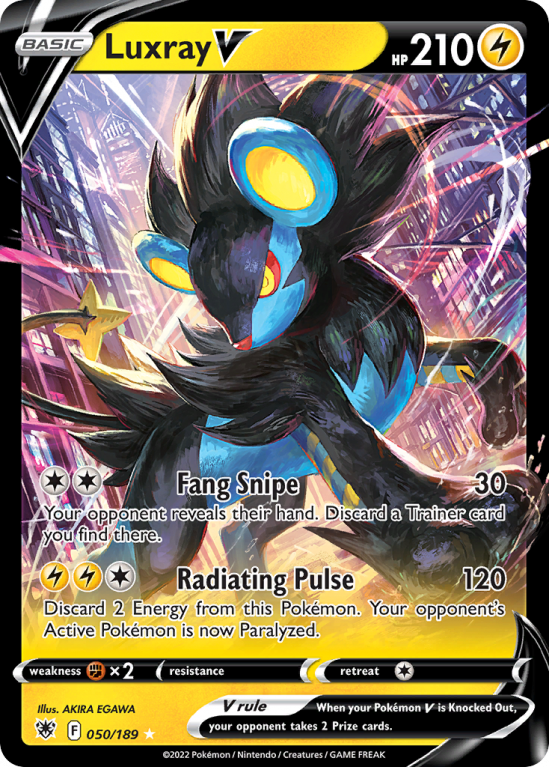 Luxray V 50/189 Sword & Shield Astral Radiance