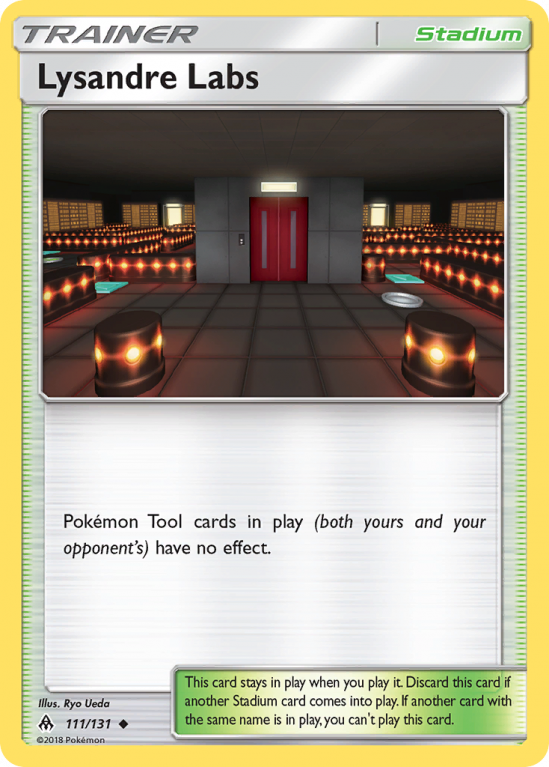 Lysandre Labs 111/131 Sun & Moon Forbidden Light